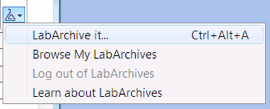LabArchivesMenu
